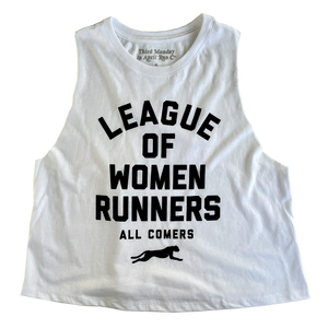 League of Women Runners Tee and Crop Tank