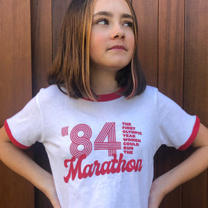 ’84 Marathon Equality Ringer Tee (YOUTH)