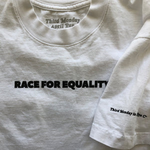 Race for Equality Tee in White (Unisex S/S + L/S)